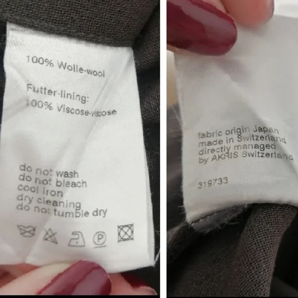 Akris Wool Summer Blazer Single Breasted with Hidden Snap Closure Size 10 - Picture 15 of 17